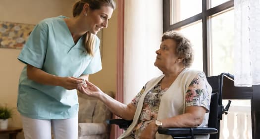 Care team using Correct Care training on multiple devices